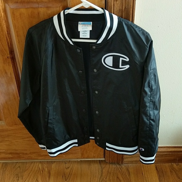 Champion Windbreaker Letterman Jacket 